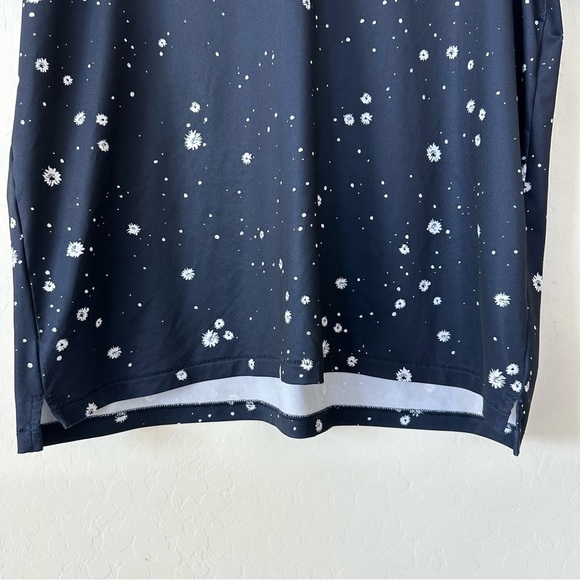 G/FORE Navy Splatter Print Short Sleeve Golf Polo Extra Large - Picture 4 of 11